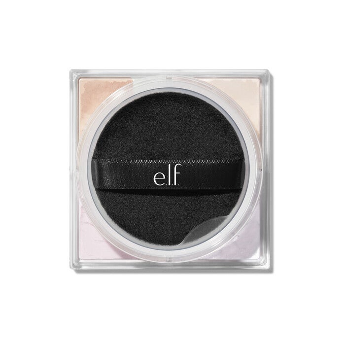 Set It Bright Correcting and Brightening Setting Powder Soft Velvet Puff To Bake and Set Your Makeup